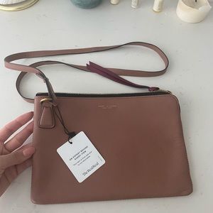 Marc Jacobs tan crossbody purse